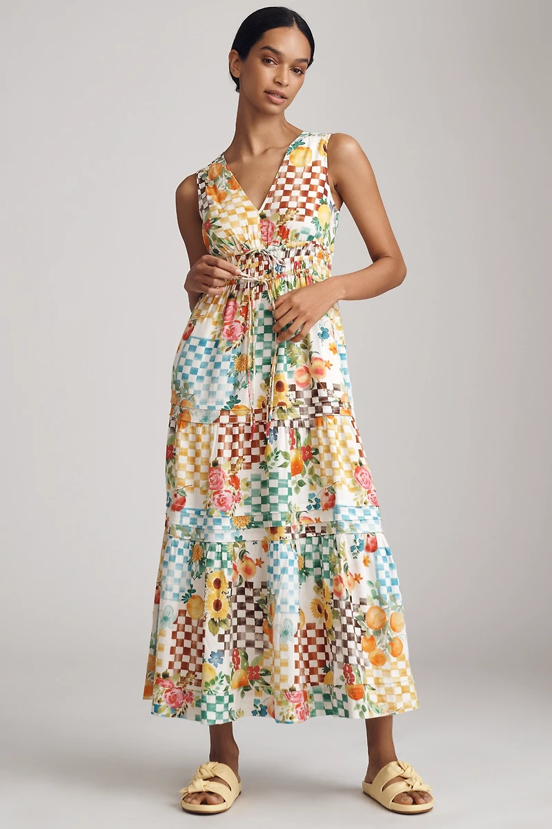 The Somerset Linen Sleeveless Maxi Dress