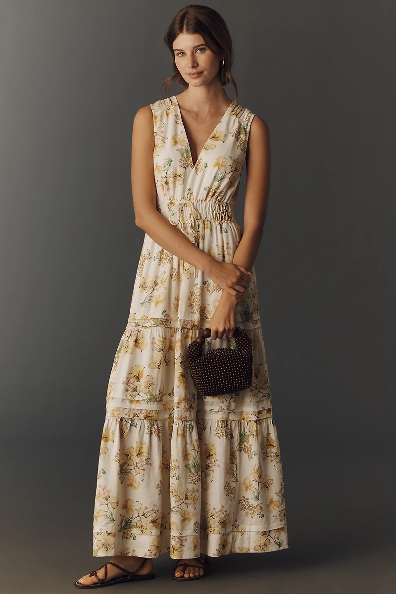 Somerset Linen Sleeveless Maxi Dress