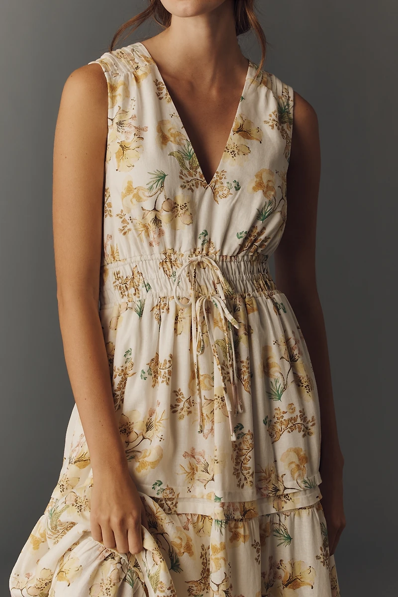 Somerset Linen Sleeveless Maxi Dress