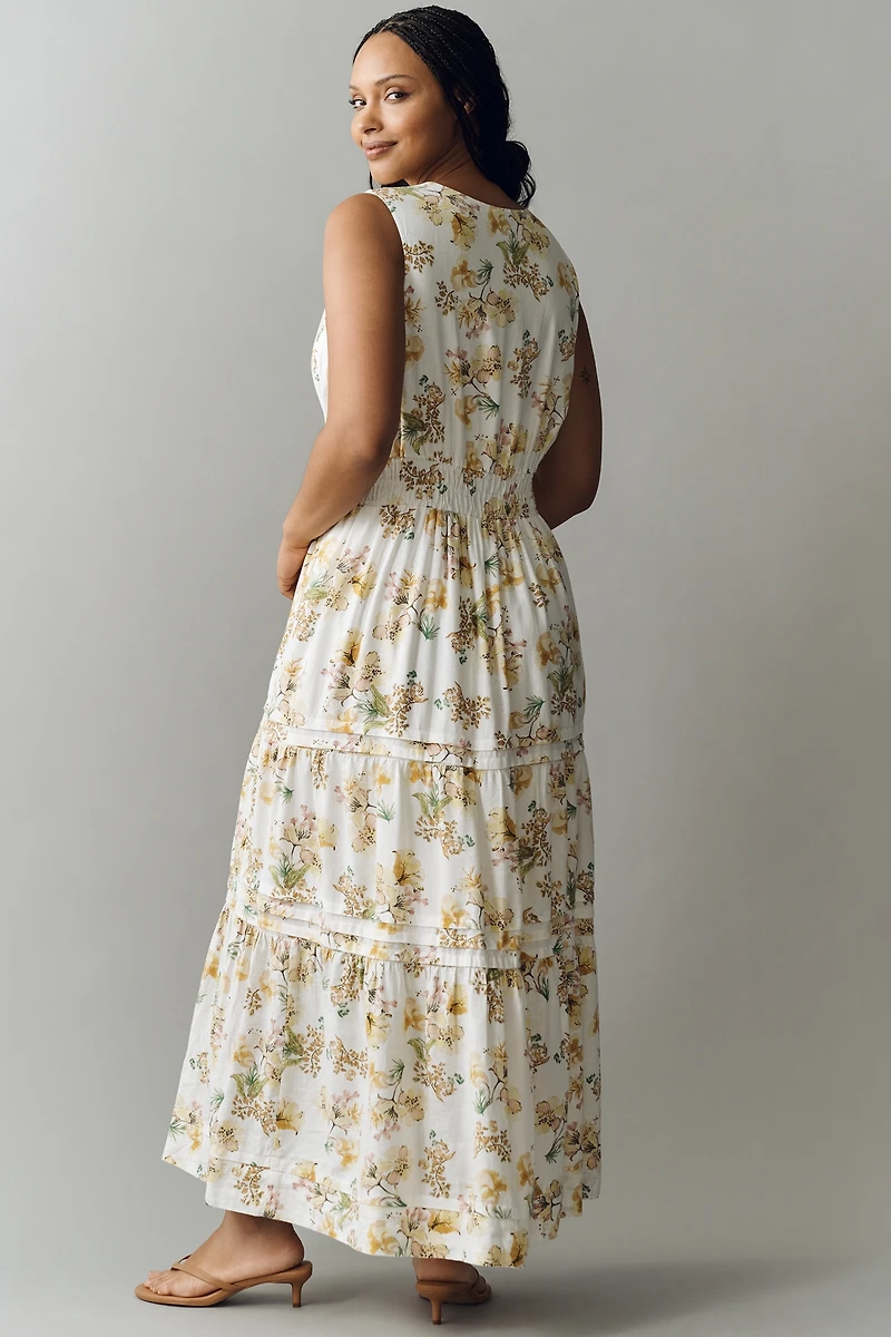 Somerset Linen Sleeveless Maxi Dress