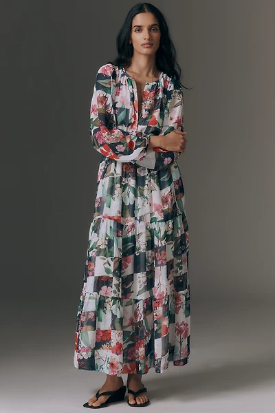 The Somerset Maxi Dress: Long-Sleeve Chiffon Edition