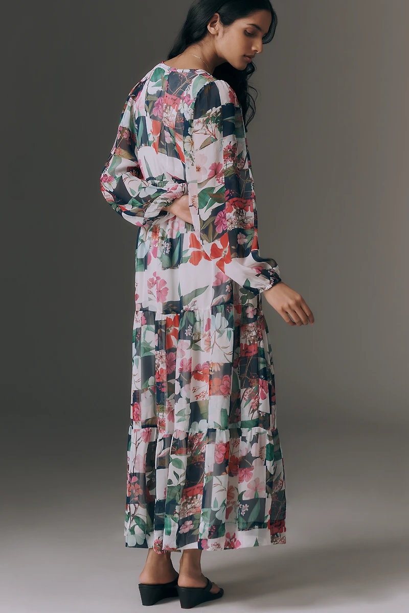 The Somerset Maxi Dress: Long-Sleeve Chiffon Edition