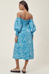 Hope for Flowers by Tracy Reese Off-the-Shoulder Midi Dress