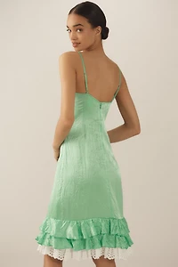 Hope for Flowers by Tracy Reese Ruffle-Hem Slip Dress