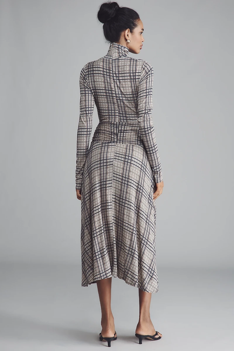 Hope for Flowers by Tracy Reese Plaid Jersey Wrap Dress