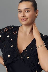 Never Fully Dressed Elodie Plus Crochet Maxi Dress