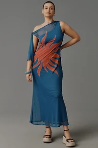 Never Fully Dressed Lyla Off-The-Shoulder Maxi Dress