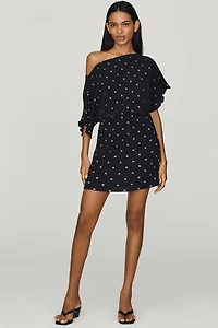 Never Fully Dressed Tilly Off-Shoulder Mini Dress
