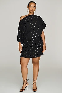 Never Fully Dressed Tilly Off-Shoulder Mini Dress