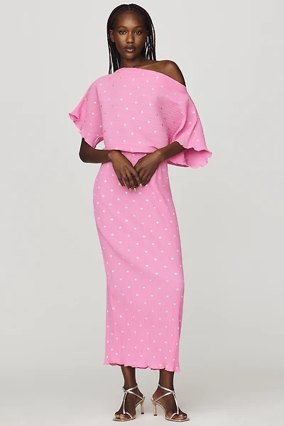 Never Fully Dressed Tilly Draped Midi Dress