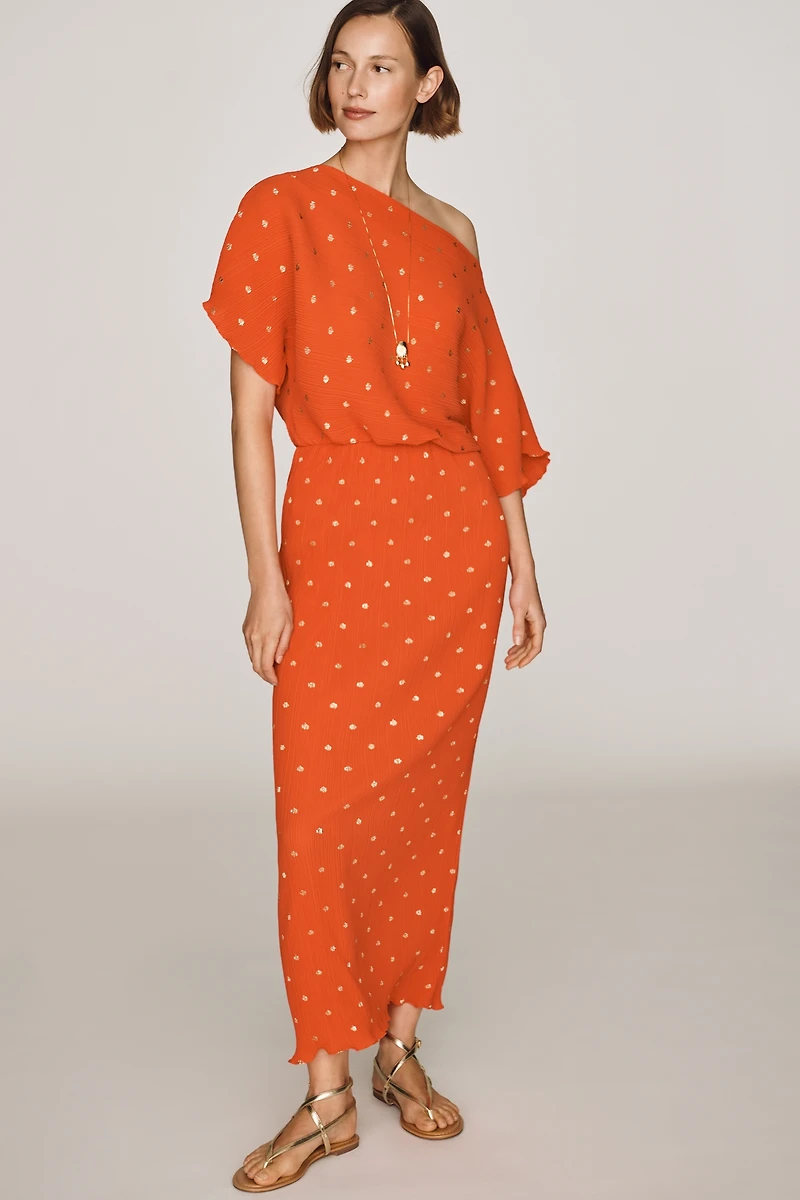 Never Fully Dressed Tilly Off-Shoulder Maxi Dress