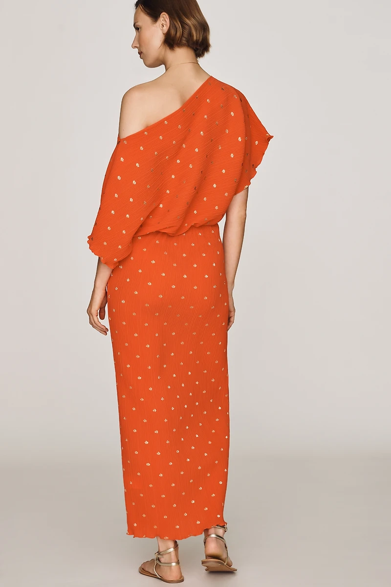 Never Fully Dressed Tilly Off-Shoulder Maxi Dress