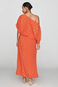 Never Fully Dressed Tilly Off-Shoulder Maxi Dress