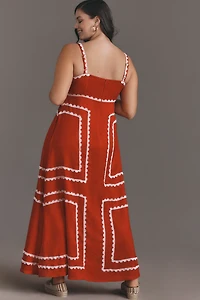 La Maise Studio Amelia Square Neck Maxi Dress