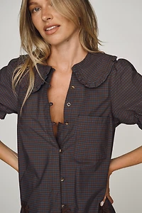 Pilcro 100% Cotton Keira Deco Mini Dress