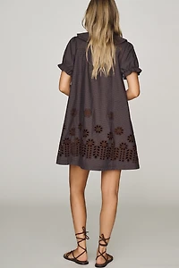 Pilcro 100% Cotton Keira Deco Mini Dress