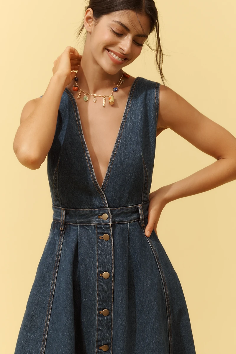 Ronny Kobo Lucien Denim Dress