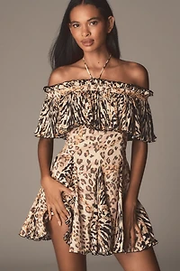 Ronny Kobo Esmi Off-The-Shoulder Mini Dress