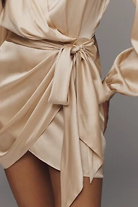 Ronny Kobo Imara Silk Blend Mini Dress