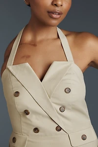 Walter Baker Nichelle Halter Suiting Mini Dress