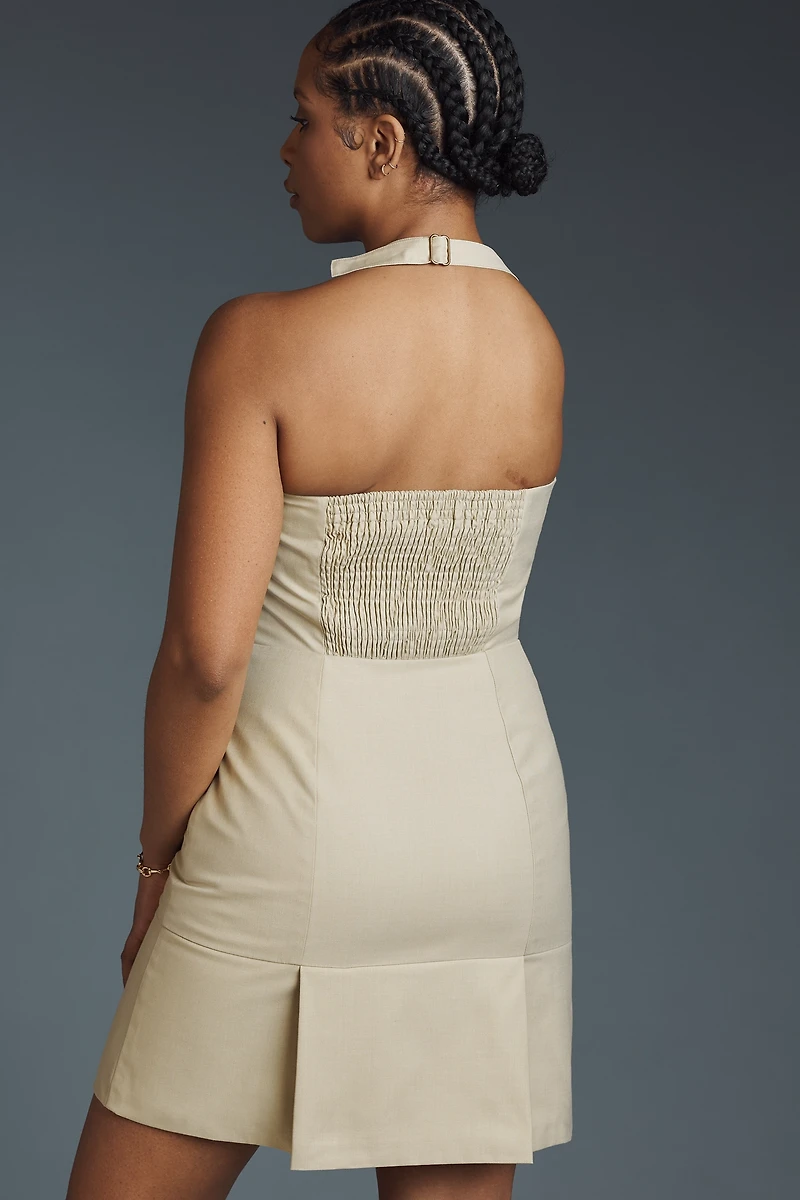 Walter Baker Nichelle Halter Suiting Mini Dress