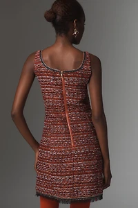 Walter Baker Nadia Sleeveless Tweed Mini Dress