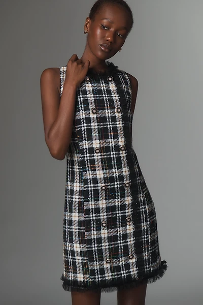 Walter Baker Sleeveless Plaid Mini Dress