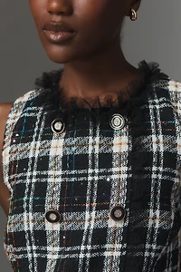 Walter Baker Sleeveless Plaid Mini Dress