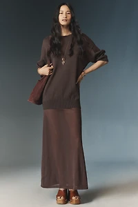 SER.O.YA Arwen Short-Sleeve Twofer Maxi Dress
