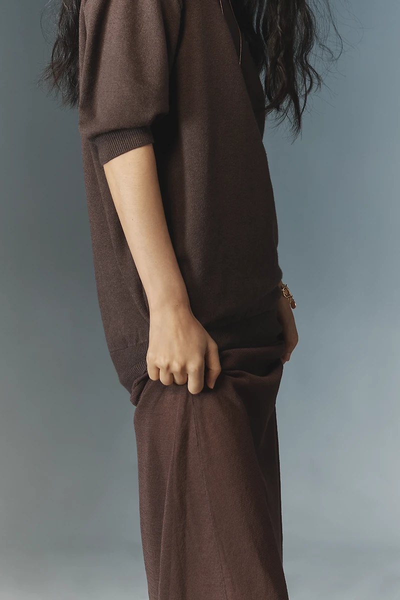 SER.O.YA Arwen Short-Sleeve Twofer Maxi Dress