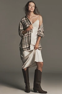 SER.O.YA Peony Sleeveless V-Neck Slip Midi Dress