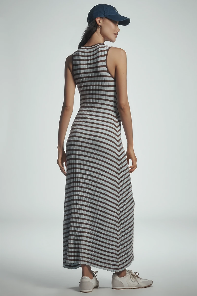 SOVERE Solene Scoop-Neck Fitted Maxi Dress