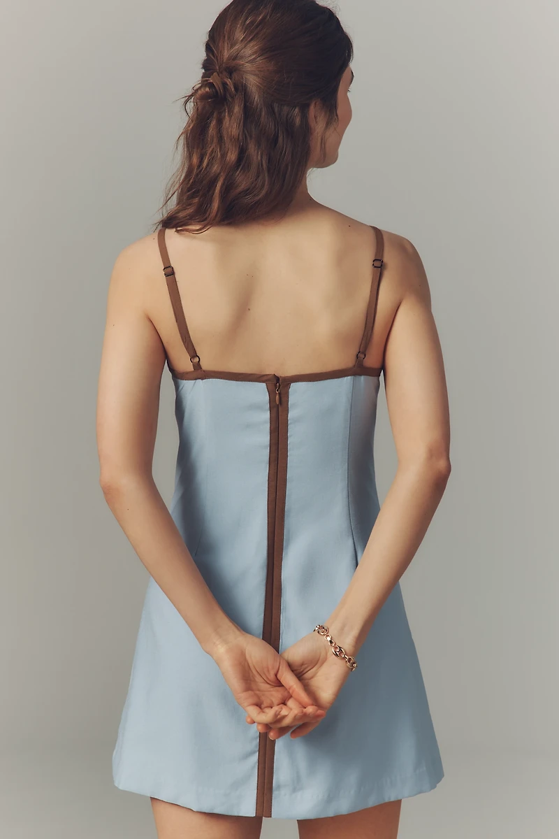 SOVERE Refine Sleeveless Shift Mini Dress