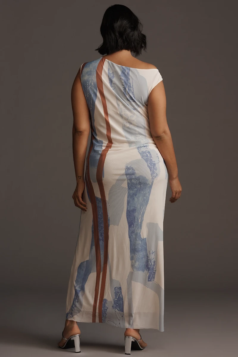 SOVERE Hunter Plus Off-The-Shoulder Maxi Dress