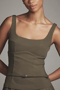 SOVERE Demi Sleeveless Scoop-Neck Mini Dress
