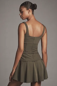 SOVERE Demi Sleeveless Scoop-Neck Mini Dress