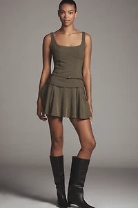 SOVERE Demi Sleeveless Scoop-Neck Mini Dress
