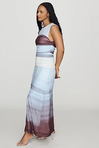 MON RENN Chroma Sleeveless Maxi Dress