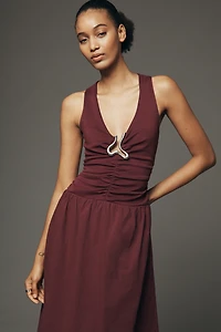 SOVERE Hari Halter Maxi Dress