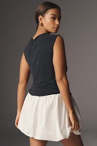 By Anthropologie Bubble Twofer Mini Dress
