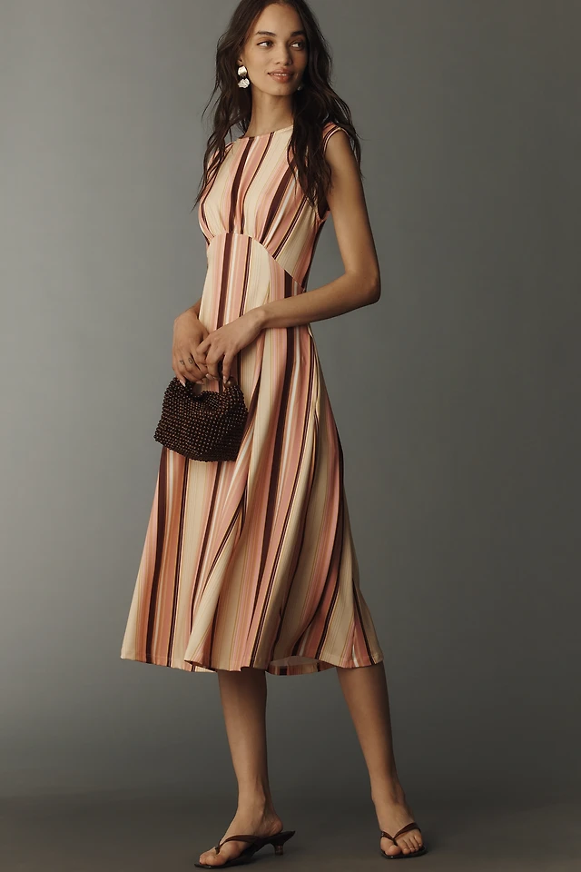 maeve colorblock a-line knit maxi dress Maeve Colorblock A-Line Knit Maxi Dress