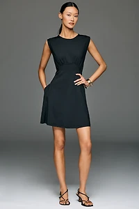 Maeve Sleeveless Ruched Mini Dress