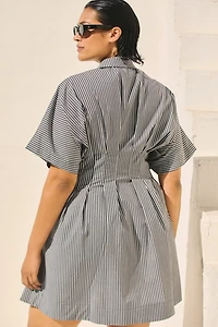 The Tobie Mini Shirt Dress by Exquise