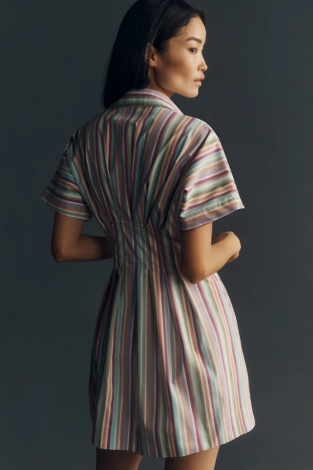 Exquise The Tobie Button-Front Pleated Shirt Dress by Exquise: Mini Eyelet Edition at Mall of America in Bloomington, MN Exquise The Tobie Button-Front Pleated Shirt Dress by Exquise: Mini Eyelet Edition at Mall of America in Bloomington, MN