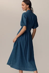The Tobie Denim Shirt Dress by Exquise