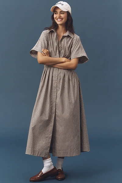 The Tobie Studded Shirt Dress by Exquise