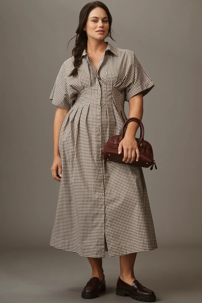 The Tobie Studded Shirt Dress by Exquise