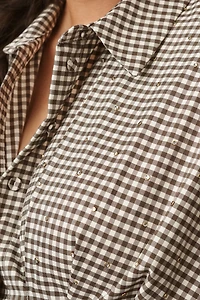 The Tobie Studded Shirt Dress by Exquise