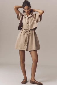 Exquise Short-Sleeve Twofer Mini Dress