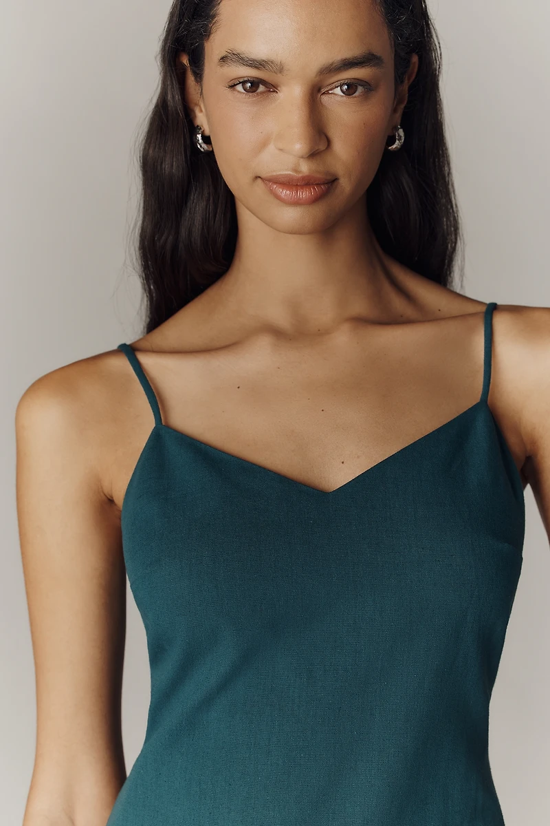 Exquise Linen Midi Dress